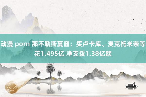 动漫 porn 那不勒斯夏窗：买卢卡库、麦克托米奈等花1.495亿 净支拨1.38亿欧